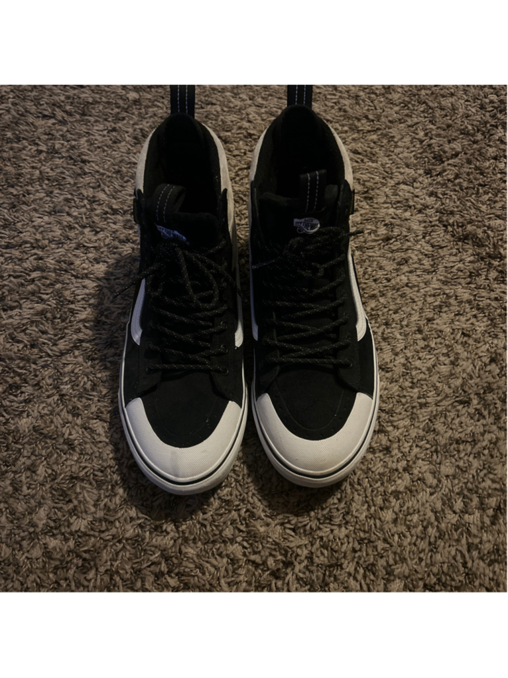 Men's Vans Sk8-Hi MTE High-Top Sneakers Black Beige Size 10 - Picture 5 of 6